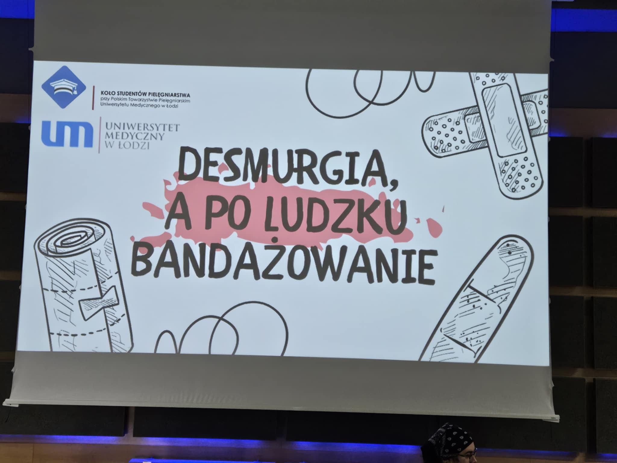 plansza powitalna z tytułem warsztatów
