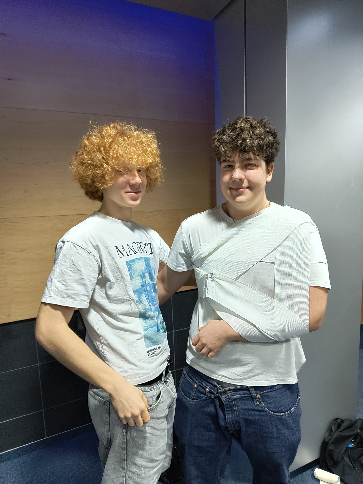 licealiści w czasie warsztatów z desmurgii